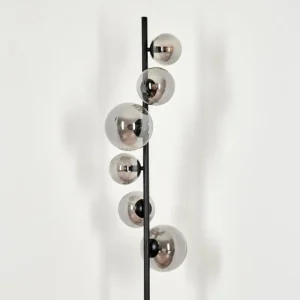 hofstein Lampadaire - Verre Remaisnil Fumé, 6 lumières* Lampes Modernes