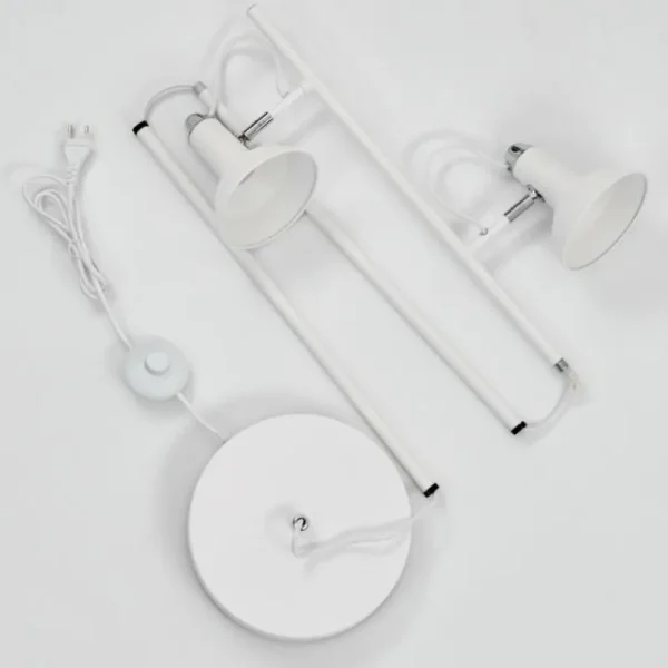 hofstein Lampadaire Vouzy Blanc, 2 lumières* Lampes Modernes