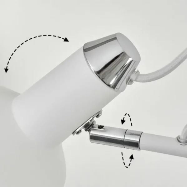 hofstein Lampadaire Vouzy Blanc, 2 lumières* Lampes Modernes