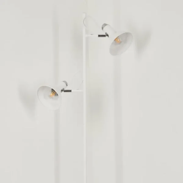 hofstein Lampadaire Vouzy Blanc, 2 lumières* Lampes Modernes