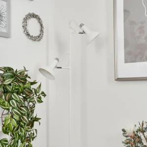 hofstein Lampadaire Vouzy Blanc, 2 lumières* Lampes Modernes