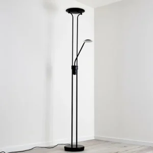 hofstein Lampadaire Abiqua LED Noir, 2 lumières* Lampes Modernes