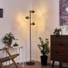 hofstein Lampadaire Agrons Noir, 3 lumières* Lampes Modernes