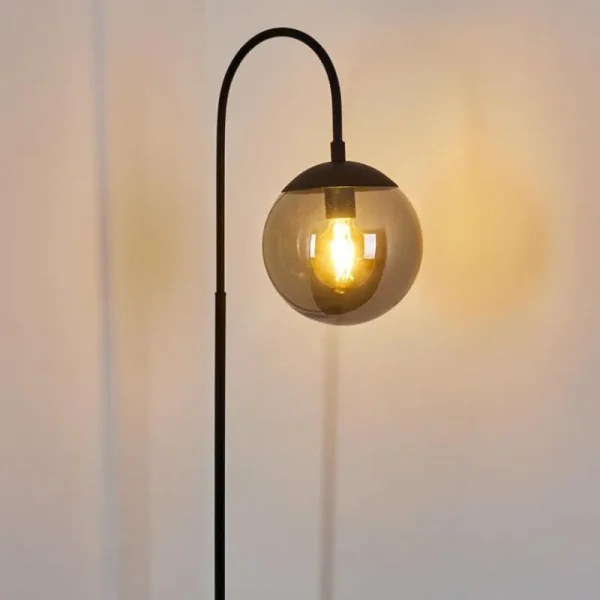 hofstein Lampadaire Agropoli Noir, 1 lumière* Lampes Modernes