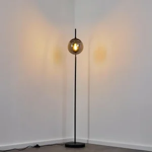 hofstein Lampadaire Agropoli Noir, 1 lumière* Lampes Modernes