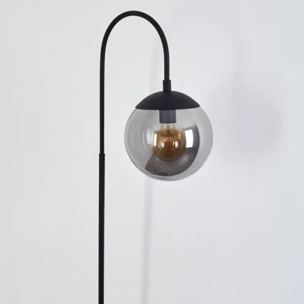 hofstein Lampadaire Agropoli Noir, 1 lumière* Lampes Modernes