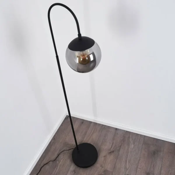hofstein Lampadaire Agropoli Noir, 1 lumière* Lampes Modernes