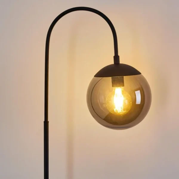 hofstein Lampadaire Agropoli Noir, 1 lumière* Lampes Modernes