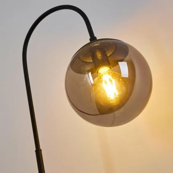 hofstein Lampadaire Agropoli Noir, 1 lumière* Lampes Modernes