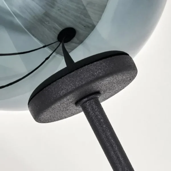 hofstein Lampadaire Belp Noir, 3 lumières* Lampes En Verre