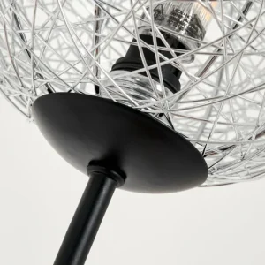 hofstein Lampadaire Bernado Argenté, 3 lumières* Lampes Modernes