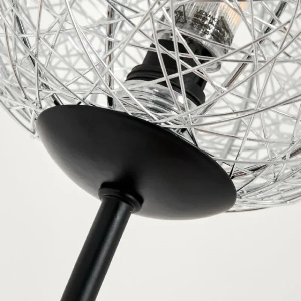 hofstein Lampadaire Bernado Argenté, 3 lumières* Lampes Modernes