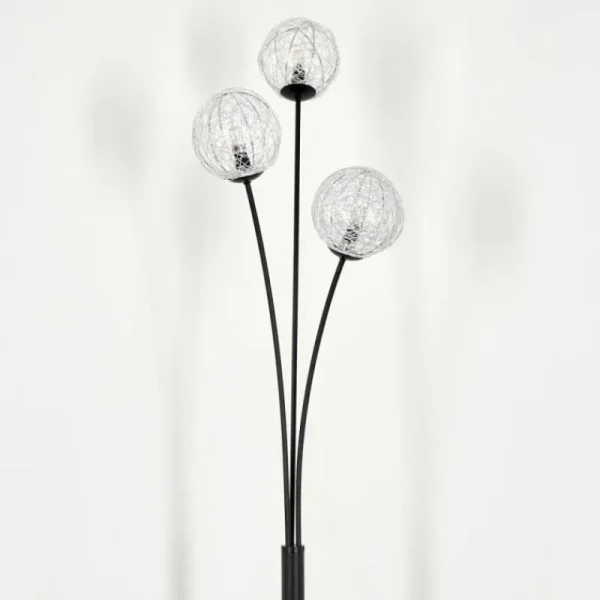 hofstein Lampadaire Bernado Argenté, 3 lumières* Lampes Modernes