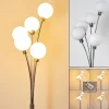 hofstein Lampadaire Bernado Nickel mat, 5 lumières* Lampes Modernes
