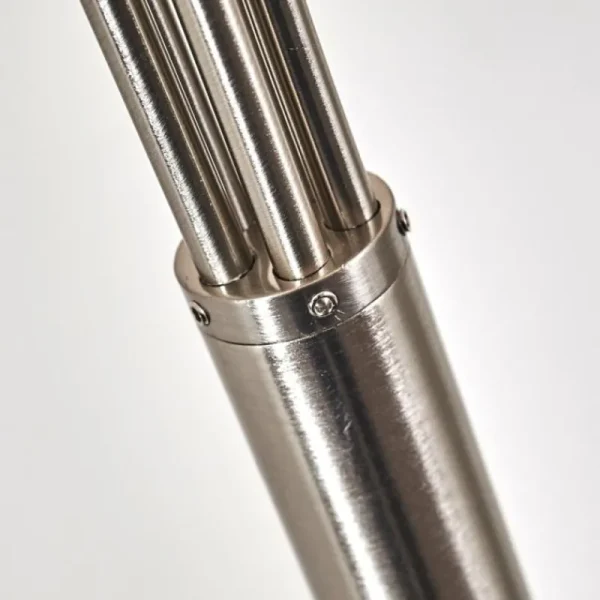 hofstein Lampadaire Bernado Nickel mat, 5 lumières* Lampes Modernes