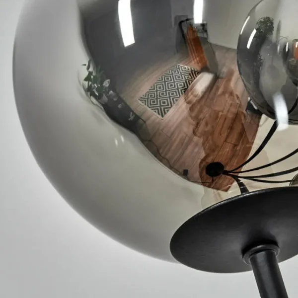 hofstein Lampadaire Bernado Noir, 5 lumières* Lampes Modernes