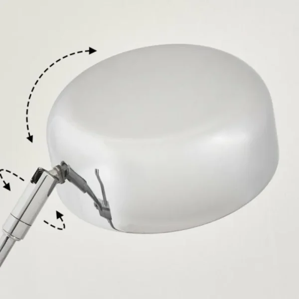 hofstein Lampadaire Camori Chrome, 1 lumière* Lampes Modernes