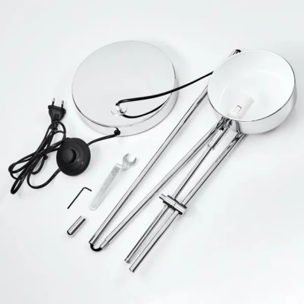 hofstein Lampadaire Camori Chrome, 1 lumière* Lampes Modernes