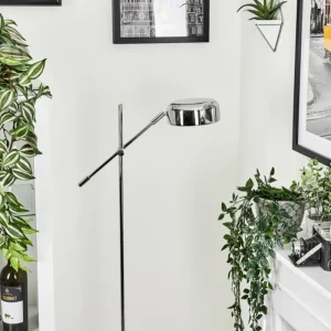 hofstein Lampadaire Camori Chrome, 1 lumière* Lampes Modernes