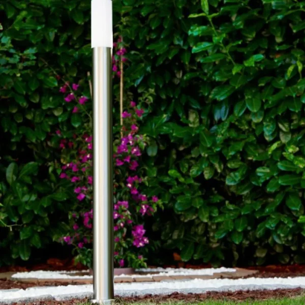 hofstein Lampadaire Caserta Acier inoxydable, 1 lumière* Lampes Modernes
