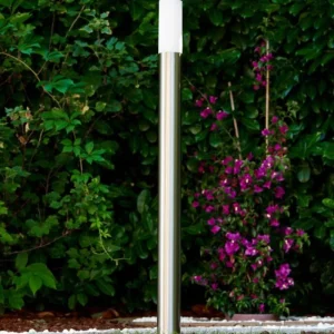 hofstein Lampadaire Caserta Acier inoxydable, 1 lumière* Lampes Modernes