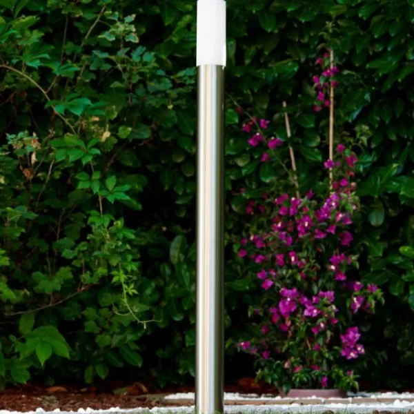 hofstein Lampadaire Caserta Acier inoxydable, 1 lumière* Lampes Modernes