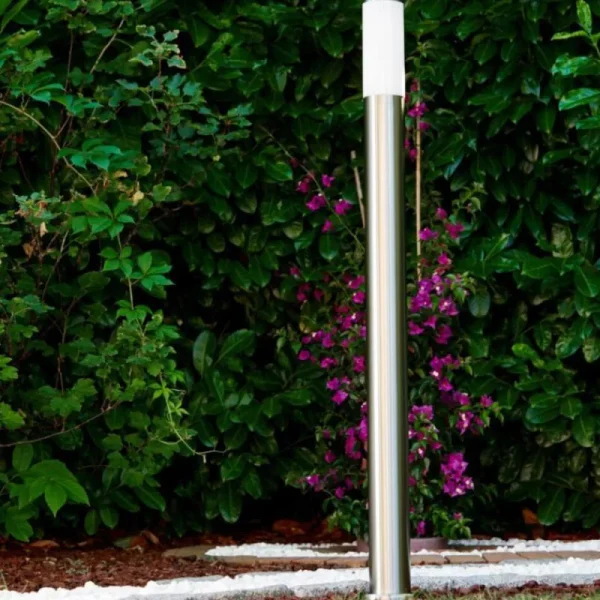 hofstein Lampadaire Caserta Acier inoxydable, 1 lumière* Lampes Modernes