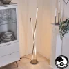 hofstein Lampadaire Concord LED Argenté, 1 lumière* Lampes Modernes