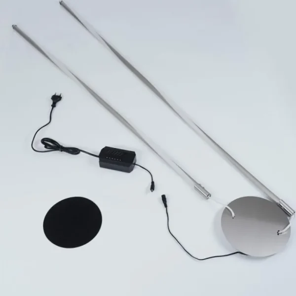 hofstein Lampadaire Concord LED Argenté, 1 lumière* Lampes Modernes