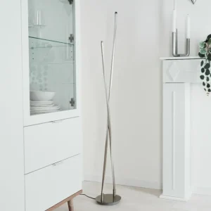 hofstein Lampadaire Concord LED Argenté, 1 lumière* Lampes Modernes