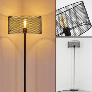 hofstein Lampadaire Conewago Noir, 1 lumière* Lampes Modernes