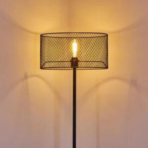 hofstein Lampadaire Conewago Noir, 1 lumière* Lampes Modernes