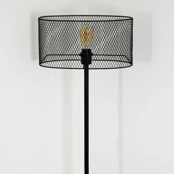 hofstein Lampadaire Conewago Noir, 1 lumière* Lampes Modernes