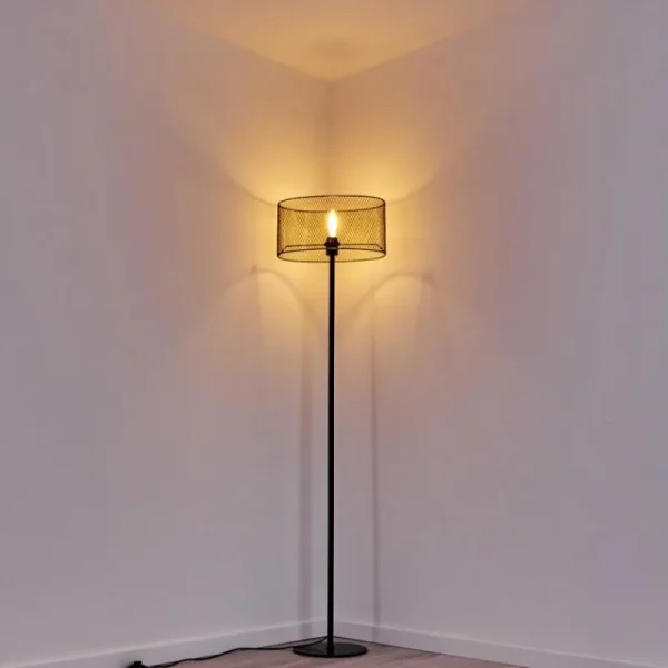 hofstein Lampadaire Conewago Noir, 1 lumière* Lampes Modernes