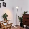 hofstein Lampadaire Corralcay Chrome, Blanc, 1 lumière* Lampes Modernes