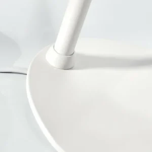 hofstein Lampadaire Corralcay Chrome, Blanc, 1 lumière* Lampes Modernes