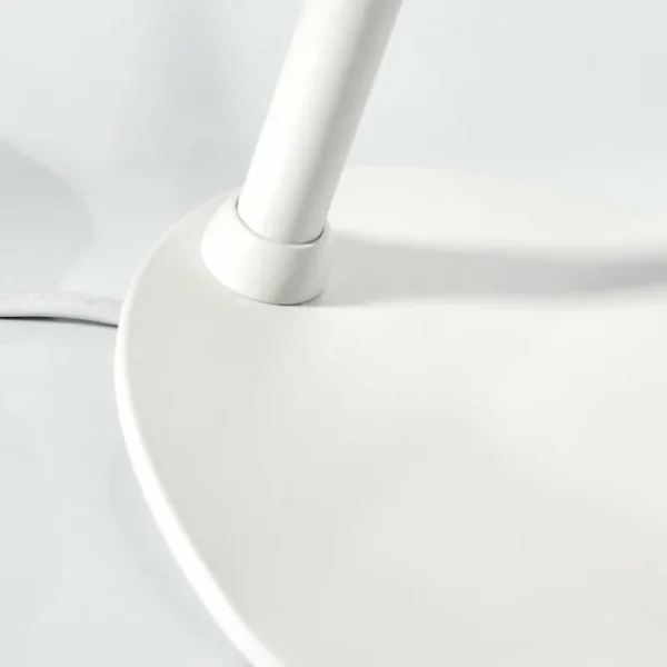 hofstein Lampadaire Corralcay Chrome, Blanc, 1 lumière* Lampes Modernes