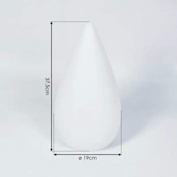 hofstein Lampadaire d'extérieur Bouilli LED Blanc, 1 lumière, Télécommandes, Changeur de couleurs* Lampes Modernes