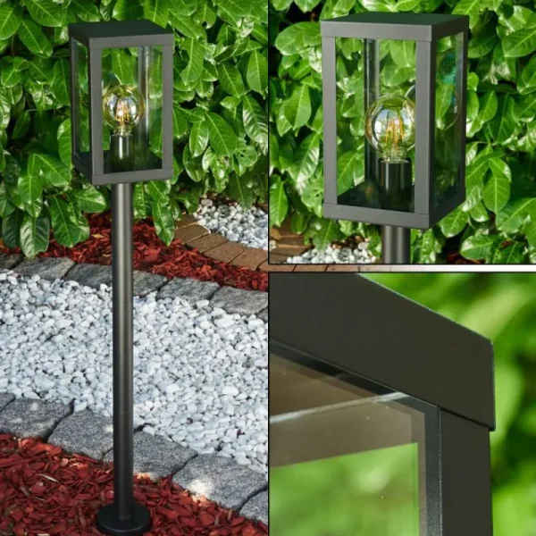 hofstein Lampadaire d'extérieur Caudry Noir, 1 lumière* Lampes Modernes
