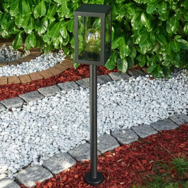 hofstein Lampadaire d'extérieur Caudry Noir, 1 lumière* Lampes Modernes