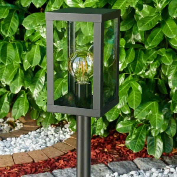 hofstein Lampadaire d'extérieur Caudry Noir, 1 lumière* Lampes Modernes