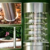 hofstein Lampadaire d'extérieur Dakar Acier inoxydable, 1 lumière* Lampes Modernes