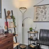 hofstein Lampadaire Donna LED Vieux laiton, 2 lumières* Lampes Modernes