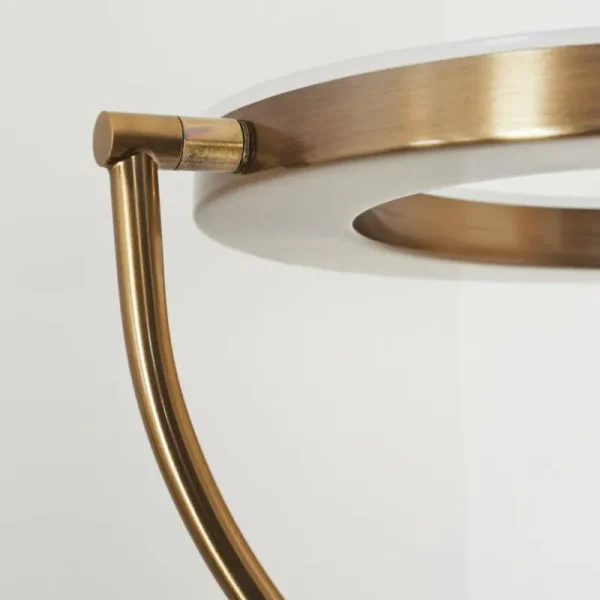 hofstein Lampadaire Donna LED Vieux laiton, 2 lumières* Lampes Modernes