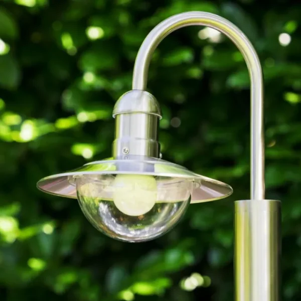 hofstein Lampadaire extérieur Elima Acier inoxydable, 1 lumière* Lampes Modernes