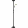 Luminaires Globo Lighting Lampadaire Globo ERNST LED Noir, 1 lumière* Lampes En Verre