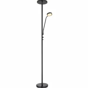 Luminaires Globo Lighting Lampadaire Globo ERNST LED Noir, 1 lumière* Lampes En Verre
