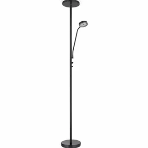 Luminaires Globo Lighting Lampadaire Globo ERNST LED Noir, 1 lumière* Lampes En Verre