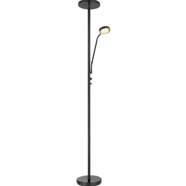 Luminaires Globo Lighting Lampadaire Globo ERNST LED Noir, 1 lumière* Lampes En Verre