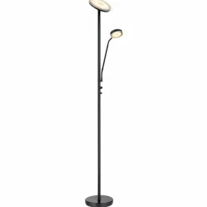 Luminaires Globo Lighting Lampadaire Globo ERNST LED Noir, 1 lumière* Lampes En Verre